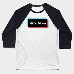 Cat M TikTok Meme Baseball T-Shirt